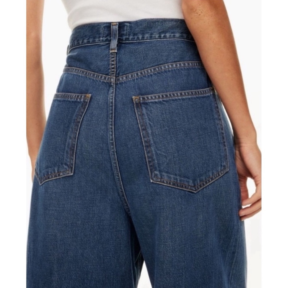 Agolde Valeria Jean in Temor Light Wash Drop Crotch Baggy Jean Oversized… - Picture 4 of 12